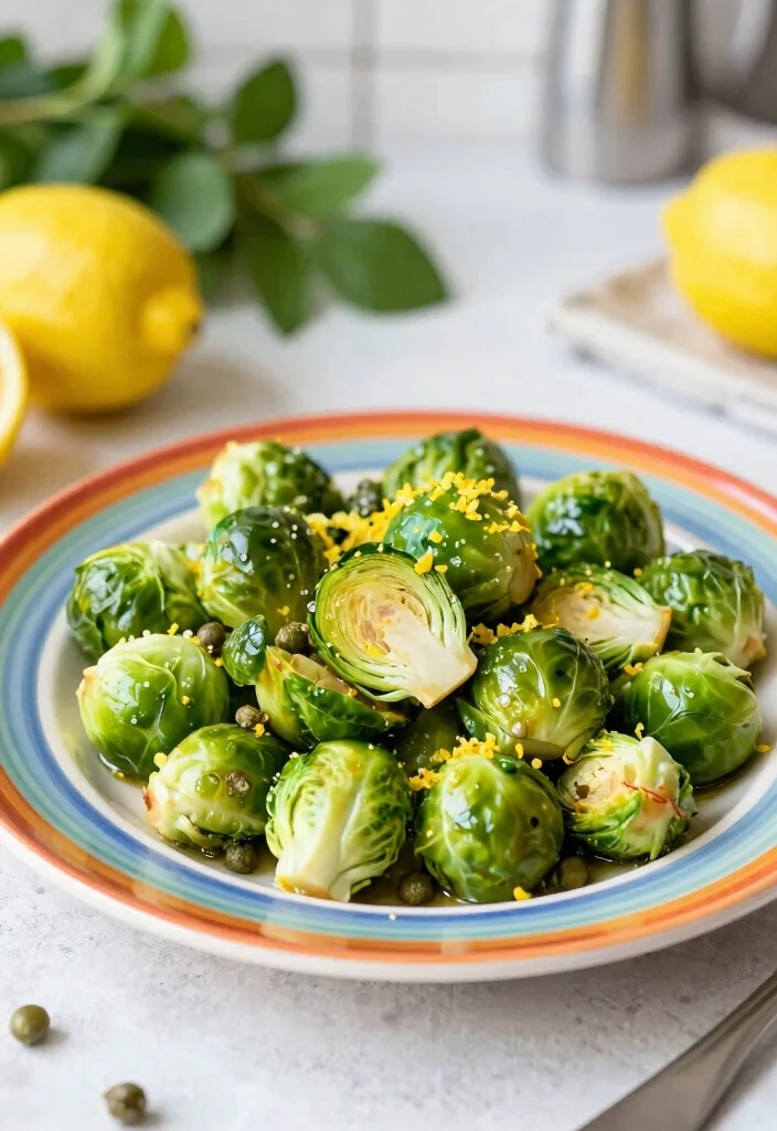 12 Vegan Brussels Sprout Recipes for Crispy Flavorful Meals 11. Sauted Brussels Sprouts with Lemon and Capers 0