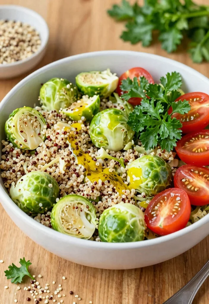 12 Vegan Brussels Sprout Recipes for Crispy Flavorful Meals 6. Brussels Sprout and Quinoa Salad 0