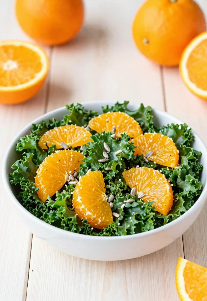 12 Vegan Kale Recipes for Easy Nutrient Rich Dishes 11. Kale and Orange Salad 0