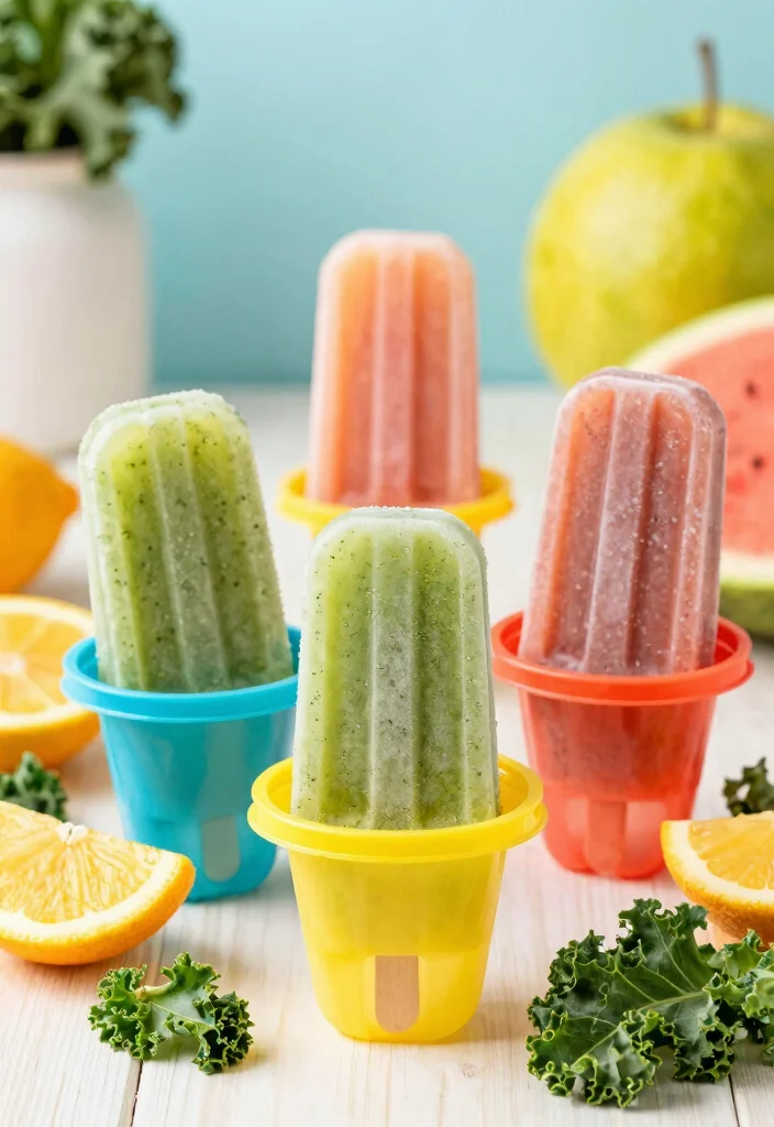 12 Vegan Kale Recipes for Easy Nutrient Rich Dishes 12. Kale Smoothie Popsicles 0