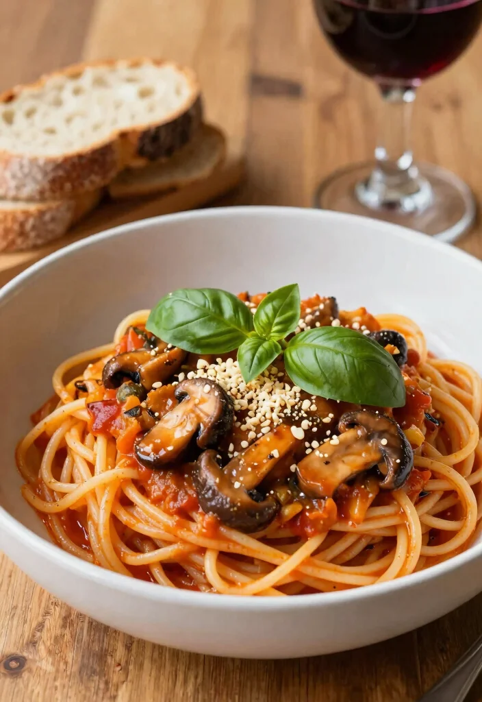 12 Vegan Oyster Mushroom Recipes with Meaty Texture 10. Oyster Mushroom Bolognese 0