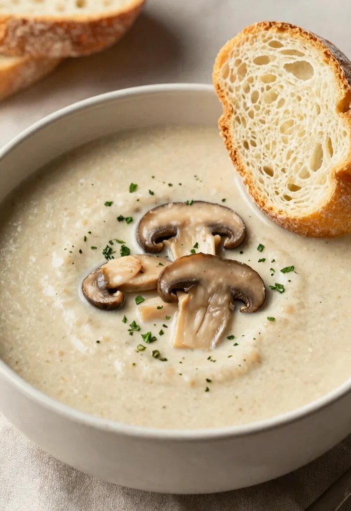 12 Vegan Oyster Mushroom Recipes with Meaty Texture 11. Mushroom Soup 0