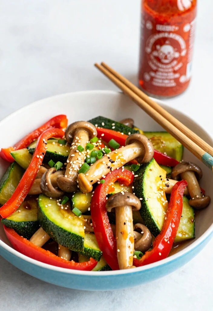 12 Vegan Oyster Mushroom Recipes with Meaty Texture 3. Spicy Oyster Mushroom Stir Fry 0