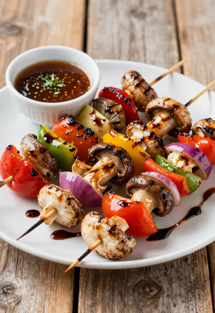 12 Vegan Oyster Mushroom Recipes with Meaty Texture 4. Grilled Oyster Mushroom Skewers 0