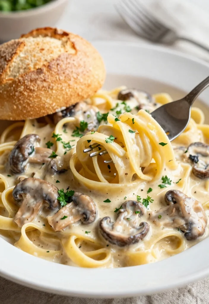 12 Vegan Oyster Mushroom Recipes with Meaty Texture 6. Vegan Mushroom Stroganoff 0
