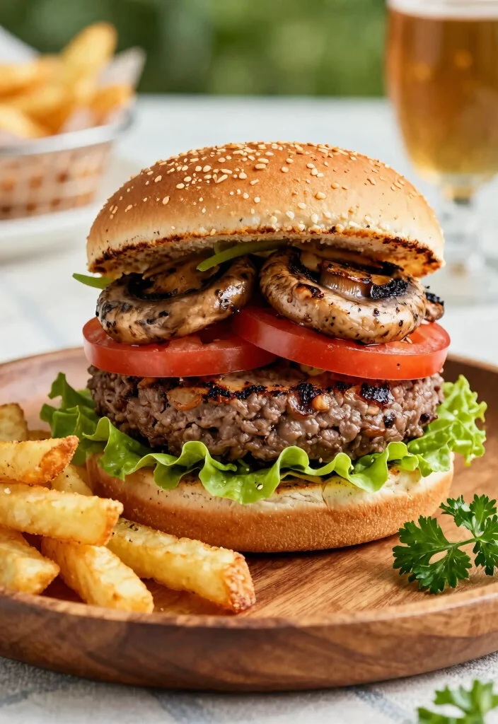 12 Vegan Oyster Mushroom Recipes with Meaty Texture 7. Oyster Mushroom Burger 0