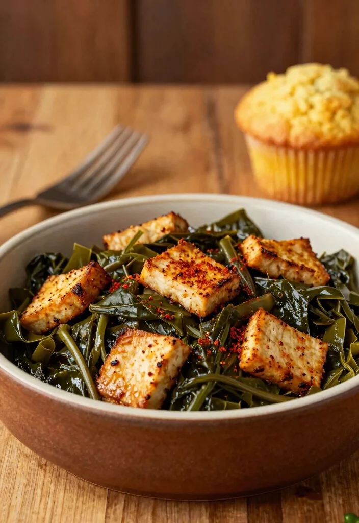 12 Vegan Soul Food Recipes with Comforting Plant Based Flavor 1. Vegan Collard Greens with Smoked Tempeh 0