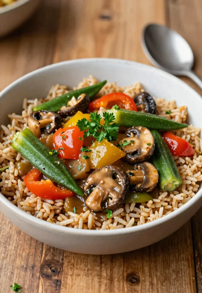 12 Vegan Soul Food Recipes with Comforting Plant Based Flavor 2. Southern Style Vegan Gumbo 0