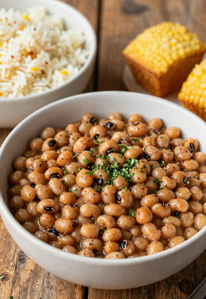 12 Vegan Soul Food Recipes with Comforting Plant Based Flavor 9. Vegan Black Eyed Peas 0