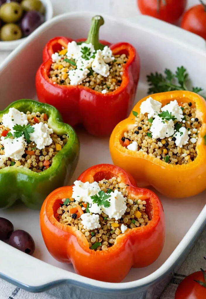 12 Weight Watchers Dinner Recipes for Smart Balanced Eating 6. Greek Stuffed Peppers 0