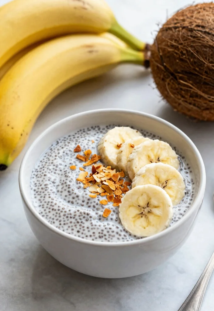 7 Keto Banana Recipes for Creative Low Carb Treats 2. Banana Coconut Chia Pudding 0